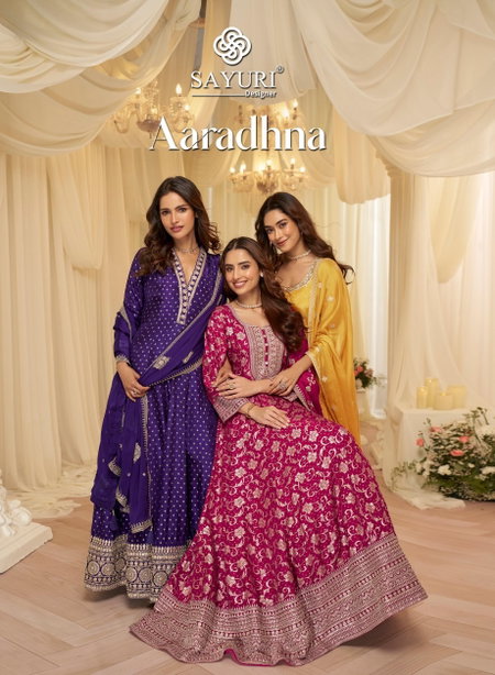 Aaradhana By Sayuri Viscose Wholesale Gown With Dupatta Suppliers In Mumbai